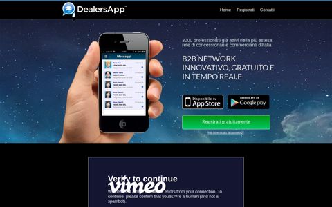 DealersApp.it | B2B network innovativo, gratuito e in tempo reale