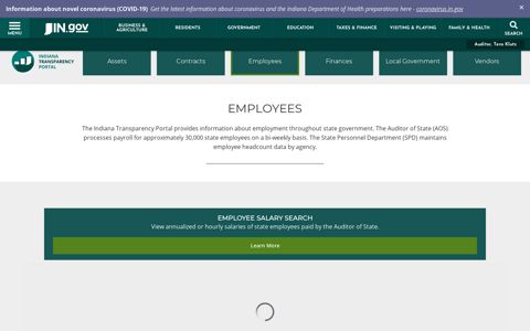 Employees - ITP: Indiana Transparency Portal - IN.gov