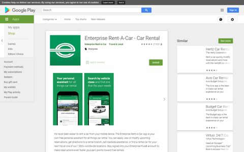 Enterprise Rent-A-Car - Car Rental - Apps on Google Play