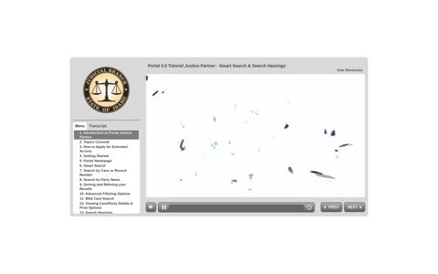 Portal 3.0 Tutorial Justice Partner - Smart Search & Search ...