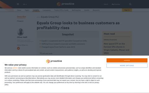 Equals Group PLC looks to business customers as profitability ...