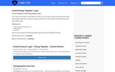 united flying together login - Official Login Page [100% Verified]