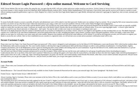 Download Edexcel Secure Login Password : mobi instruction