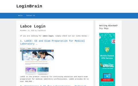 labce login - LoginBrain