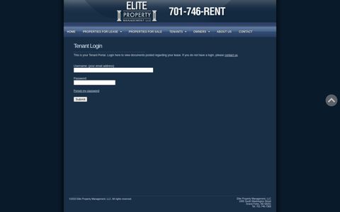 Tenant Login - Elite Property Management, LLC