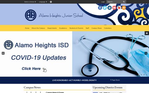 Alamo Heights Junior School: Home