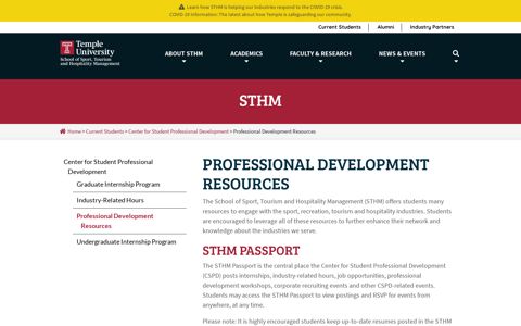 Professional Development Resources - School of Sport ...