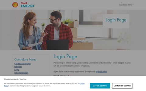 Login Page | Shell Energy