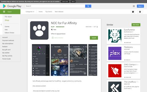 NOC for Fur Affinity - Apps on Google Play