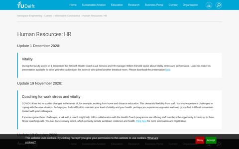 Human Resources: HR - TU Delft