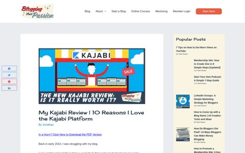 My Kajabi Review | 10 Reasons I Love the Kajabi Platform