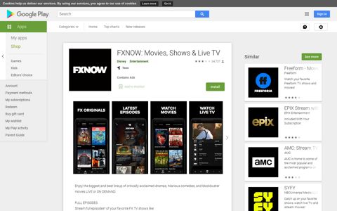 FXNOW: Movies, Shows & Live TV - Apps on Google Play