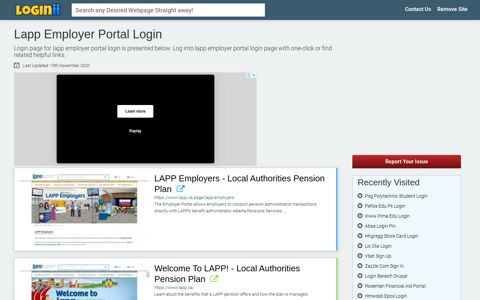 Lapp Employer Portal Login - Loginii.com