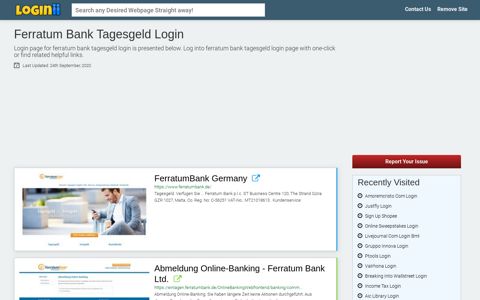Ferratum Bank Tagesgeld Login - Loginii.com