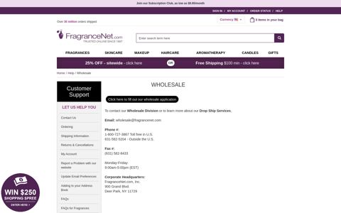 Wholesale Perfume and Cologne | FragranceNet.com®
