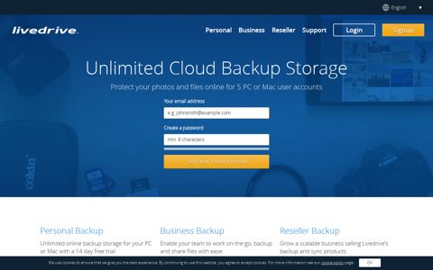 Livedrive: Unlimited Cloud Storage & Online Backup
