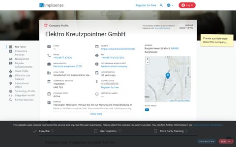 Elektro Kreutzpointner GmbH | Implisense