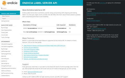 Endicia Label Server (ELS) – API Reference Guide