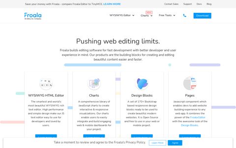 Froala: Web Editing Software for Better Development and UX