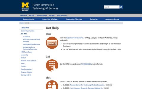 Get Help | Health Information Technology & Services