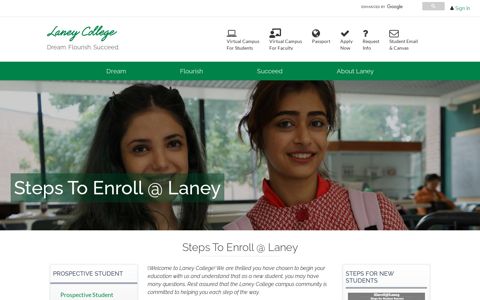 Steps To Enroll @ Laney - Laney College