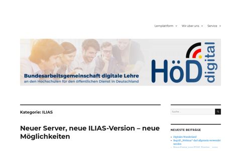 ILIAS – Bundesarbeitsgemeinschaft digitale Lehre