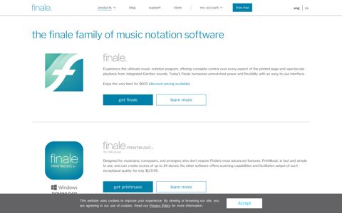 The Finale Family of Music Notation Software | Finale ...