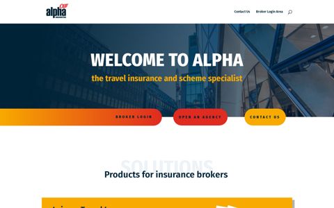 Alpha Underwriting | The Travel Insurance & Scheme Specialist