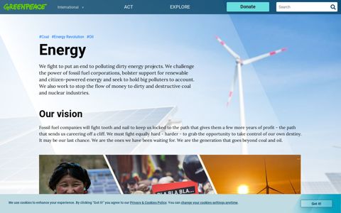 Energy - Greenpeace International