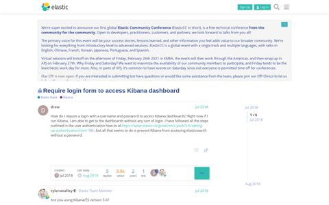 Require login form to access Kibana dashboard - Kibana ...