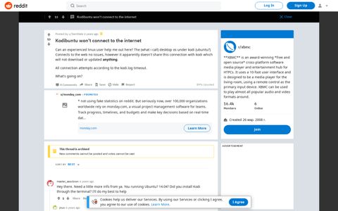 Kodibuntu won't connect to the internet : xbmc - Reddit