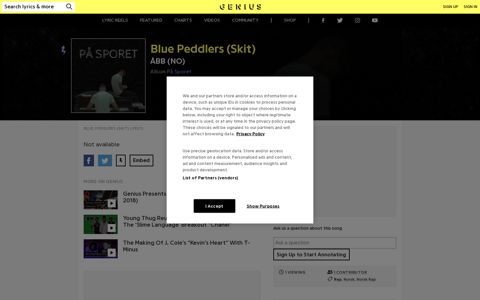 ÅBB (NO) – Blue Peddlers (Skit) Lyrics | Genius Lyrics