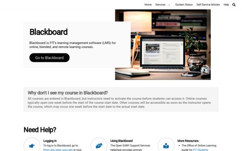 Why don't I see my course in Blackboard? - FIT Information ...