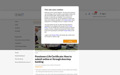 Pensioners Life Certificate: How to submit online or through ...