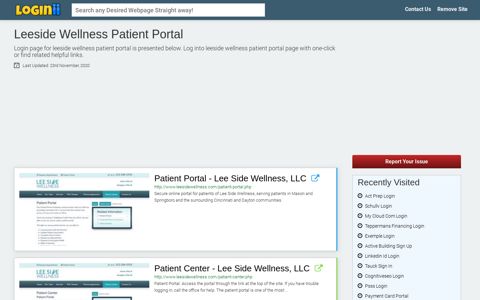 Leeside Wellness Patient Portal - Loginii.com
