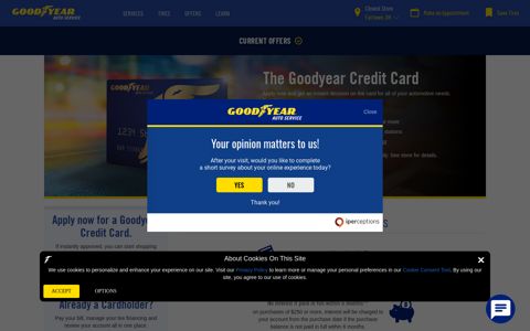 Apply for The Goodyear Credit Card | Goodyear Auto Service