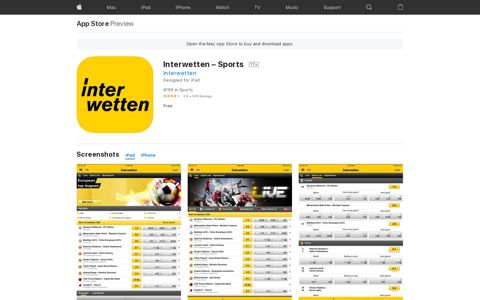 ‎Interwetten – Sports on the App Store