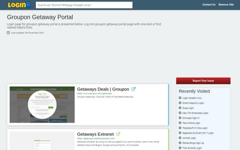 Groupon Getaway Portal - Loginii.com