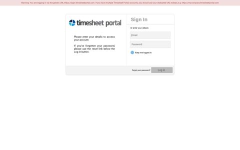 Timesheet Portal - Employee Time Tracking Software