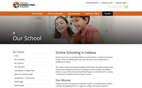 About Indiana Online Academy | Indiana Connections Academy