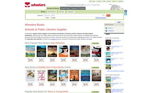 Wheelers Books Online | New Books, Children's Books and ...