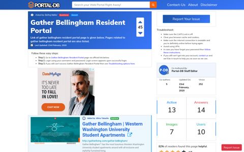 Gather Bellingham Resident Portal