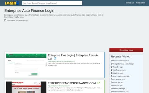 Enterprise Auto Finance Login - Loginii.com