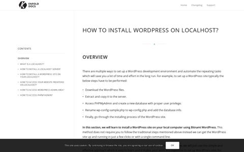 Install WordPress on localhost – Enfold Documentation