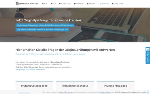 Heilpraktikerprüfungsfragen online kreuzen - Kreawi
