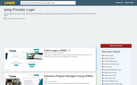 Ipmg Provider Login - Loginii.com