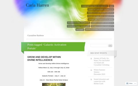 Galactic Activation Portals | Carla Harren