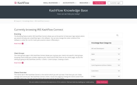 IRIS KashFlow Connect - KashFlow