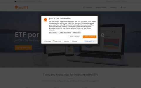justETF: ETF portfolios made simple