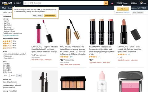 KIKO Cosmetics - Amazon.com
